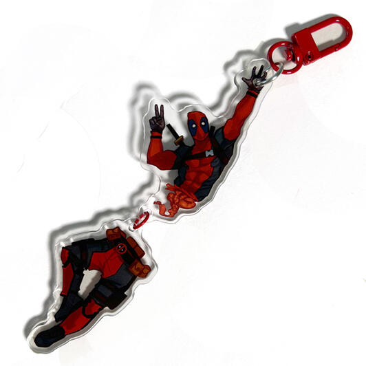 Deadpool linked keychain